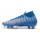 Chaussure Ronaldo Nike Mercurial Superfly VII Elite FG Bleu Shuai