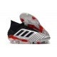 Nouveau Chaussures De Football Adidas Predator 19.1 FG Argent