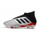 Nouveau Chaussures De Football Adidas Predator 19.1 FG Argent