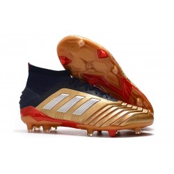 Nouveau Chaussures De Football Adidas Predator 19.1 FG Or