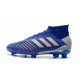 Nouveau Chaussures De Football Adidas Predator 19.1 FG Bleu