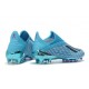 Chaussures adidas X 19+ FG Bleu Cyan Noir