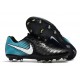 Nike Tiempo Legend VII FG - Chaussures de Football pour Hommes Noir Bleu Blanc