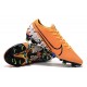 Chaussures Nike Mercurial Vapor 13 Elite FG Orange Noir Blanc