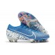 Chaussures Nike Mercurial Vapor 13 Elite FG Bleu héros/Obsidienne/Blanc