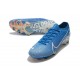 Chaussures Nike Mercurial Vapor 13 Elite FG Bleu héros/Obsidienne/Blanc