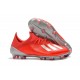 adidas X 19.1 FG Chaussure de Foot Neuf Rouge Argent