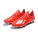 adidas X 19.1 FG Chaussure de Foot Neuf Rouge Argent