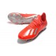 adidas X 19.1 FG Chaussure de Foot Neuf Rouge Argent