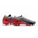 Chaussures Nike Mercurial Vapor 13 Elite FG Neymar Chromé Noir Rouge Platine