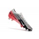 Chaussures Nike Mercurial Vapor 13 Elite FG Neymar Chromé Noir Rouge Platine