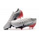 Chaussures Nike Mercurial Vapor 13 Elite FG Neymar Chromé Noir Rouge Platine