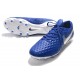 Crampons Neuf Nike Tiempo Legend VIII Elite FG Bleu Blanc