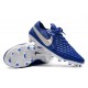 Crampons Neuf Nike Tiempo Legend VIII Elite FG Bleu Blanc