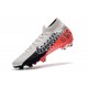 Neymar Nike Mercurial Superfly VII Elite FG Chromé Noir Rouge Platine