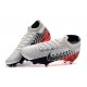 Neymar Nike Mercurial Superfly VII Elite FG Chromé Noir Rouge Platine