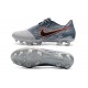 Chaussure de Foot Nike Phantom Venom Elite FG Gris Loup Noir Bleu