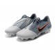 Chaussure de Foot Nike Phantom Venom Elite FG Gris Loup Noir Bleu