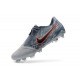 Chaussure de Foot Nike Phantom Venom Elite FG Gris Loup Noir Bleu