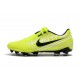 Chaussure de Foot Nike Phantom Venom Elite FG Volt Blanc Obsidienne