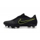 Chaussure de Foot Nike Phantom Venom Elite FG Noir Volt