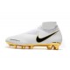 Nouvelles Chaussures de Football Nike Phantom VSN Elite DF FG Blanc Or