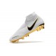 Nouvelles Chaussures de Football Nike Phantom VSN Elite DF FG Blanc Or