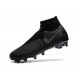 Nouvelles Chaussures de Football Nike Phantom VSN Elite DF FG Tout Noir