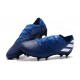 Chaussures de Foot adidas Nemeziz 19.1 FG Bleu Blanc