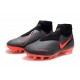 Nike Phantom Vision Elite FG Crampons Noir Rouge