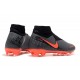 Nike Phantom Vision Elite FG Crampons Noir Rouge