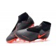 Nike Phantom Vision Elite FG Crampons Noir Rouge