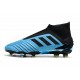 adidas Predator 19+ FG Crampon Foot Bleu Noir