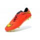 Chaussure De Football - Nike Hypervenom Phantom FG - Terrain Sec - Chaussure Homme Orange Jaune