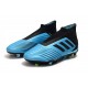 adidas Predator 19+ FG Crampon Foot Bleu Noir