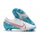 Chaussures Nike Mercurial Vapor 13 Elite FG Blanc Bleu