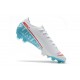 Chaussures Nike Mercurial Vapor 13 Elite FG Blanc Bleu