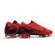 Chaussures Nike Mercurial Vapor 13 Elite FG Rouge Noir