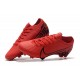 Chaussures Nike Mercurial Vapor 13 Elite FG Rouge Noir