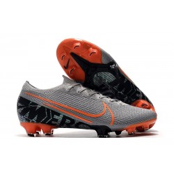 Chaussures Nike Mercurial Vapor 13 Elite FG Gris Orange