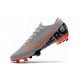 Chaussures Nike Mercurial Vapor 13 Elite FG Gris Orange