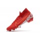 Chaussure Nike Mercurial Superfly VII Elite FG Rouge Blanc