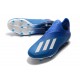 Chaussures adidas X 19+ FG Bleu Blanc