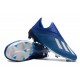 Chaussures adidas X 19+ FG Bleu Blanc