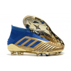 Chaussure Nouveaux adidas Predator 19+ FG Oro Bleu