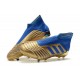 Chaussure Nouveaux adidas Predator 19+ FG Oro Bleu