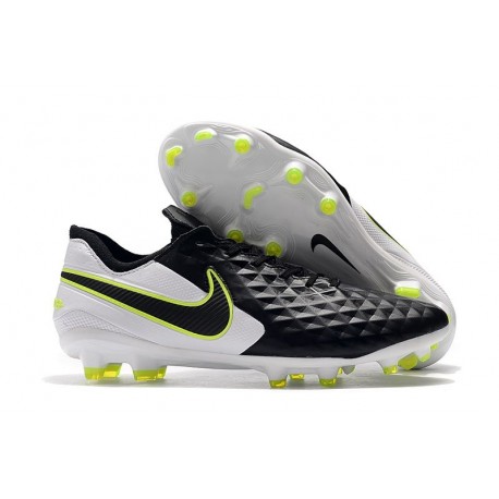 Crampons Neuf Nike Tiempo Legend VIII Elite FG Noir Blanc