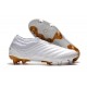 Neuf Crampons De Football Adidas Copa 19+ FG Blanc Or