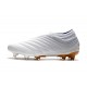 Neuf Crampons De Football Adidas Copa 19+ FG Blanc Or