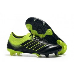 Nouvelles Crampons Football Adidas Copa 19.1 FG Noir Vert